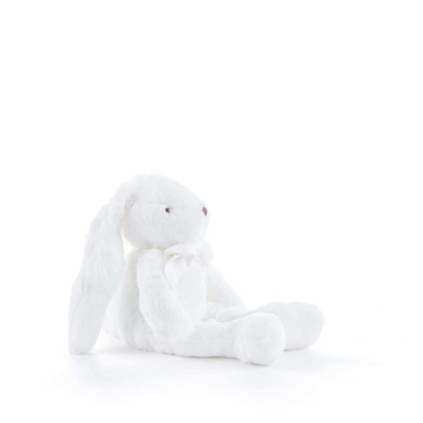 Lapin peluche blanc