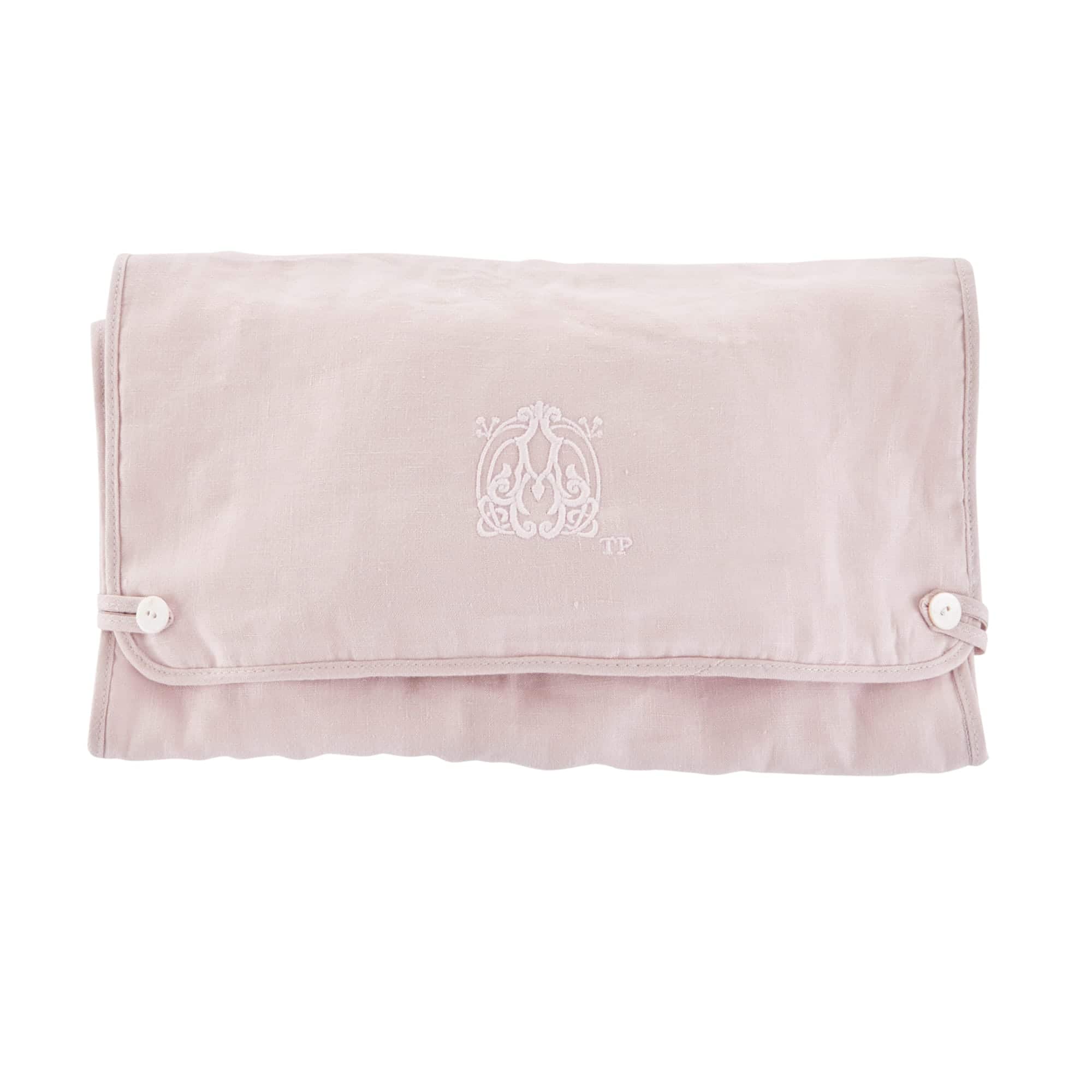 pink travel changing mat