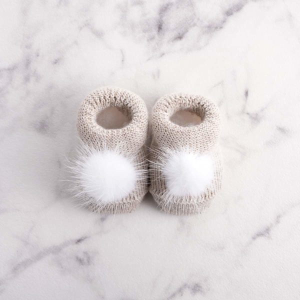 Wool bootees