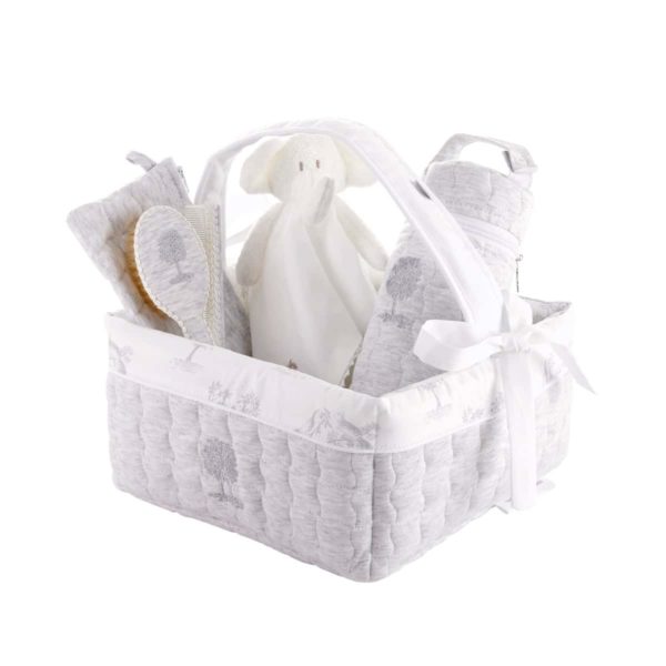 Giftbox Care basket Soft Grey