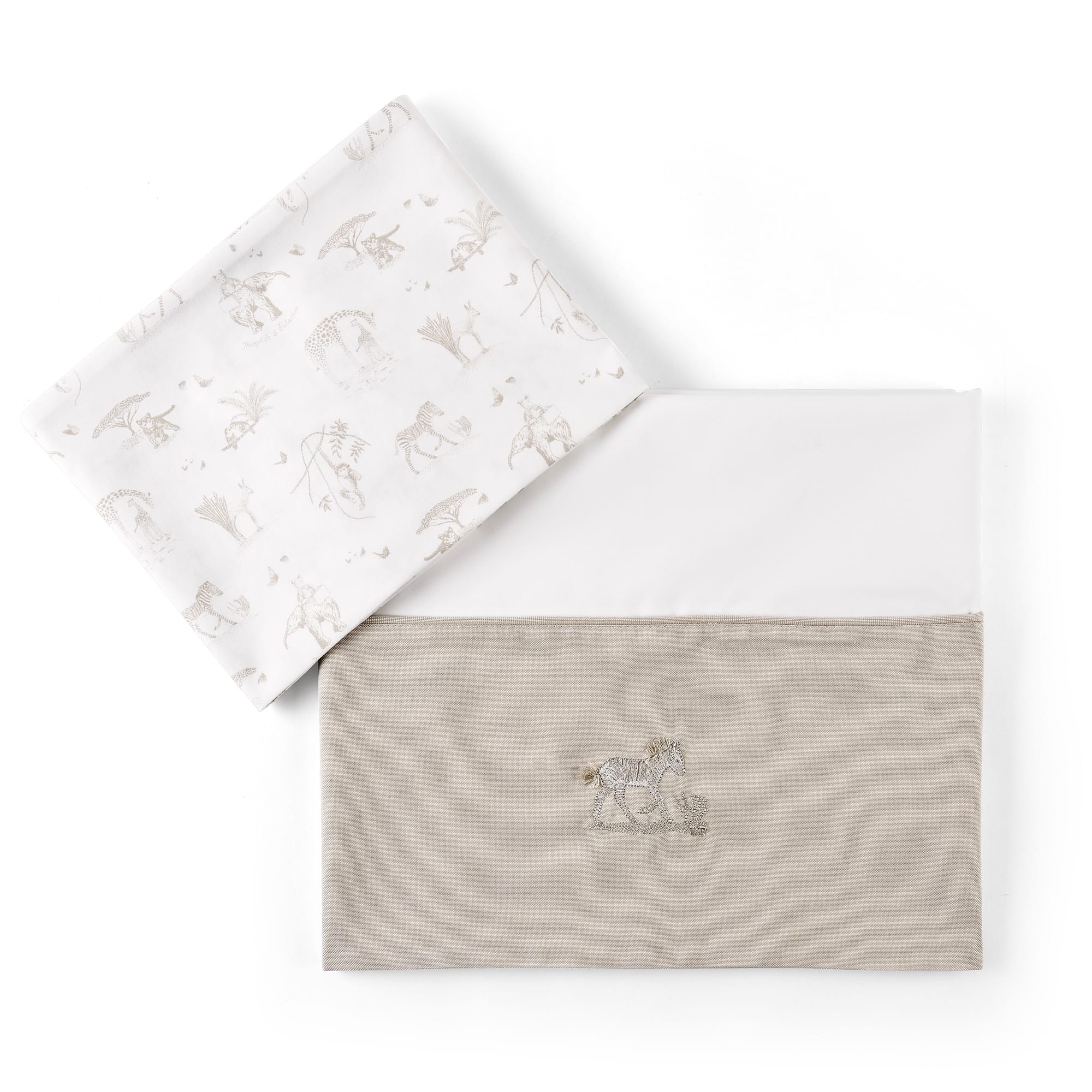 Safari Cot Bed Sheet and Pillowcase set - Théophile et Patachou