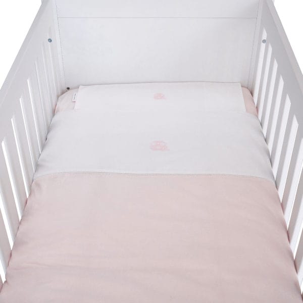 Baby cot bed duvet cover and pillowcase