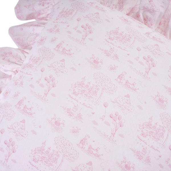 Coussin - volant imprimé