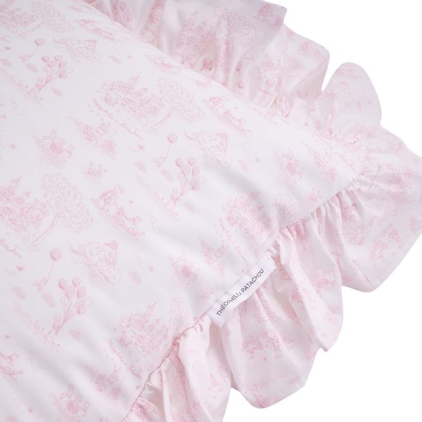 Coussin - volant imprimé
