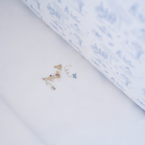 Housse de couette lit imprimée 100x135cm + taie