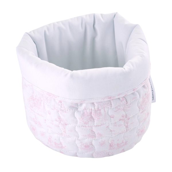 Panier de soins rond - Matelassé imprimé