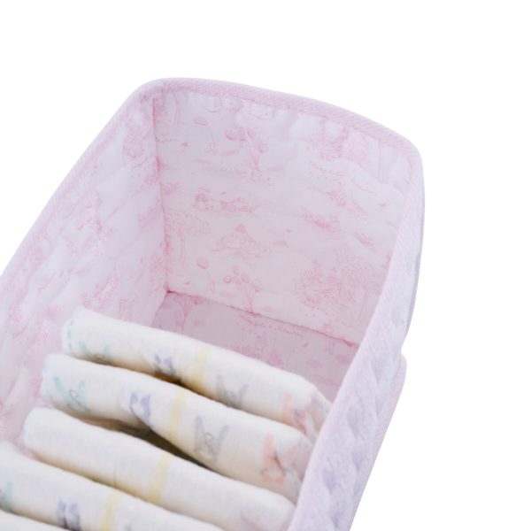 Panier de soins langes rectangle - Matelassé