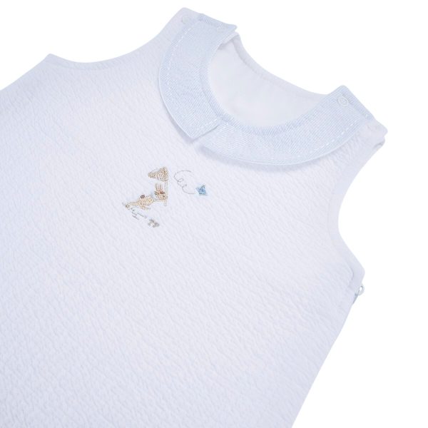 Gigoteuse été 60cm col - Gaufré