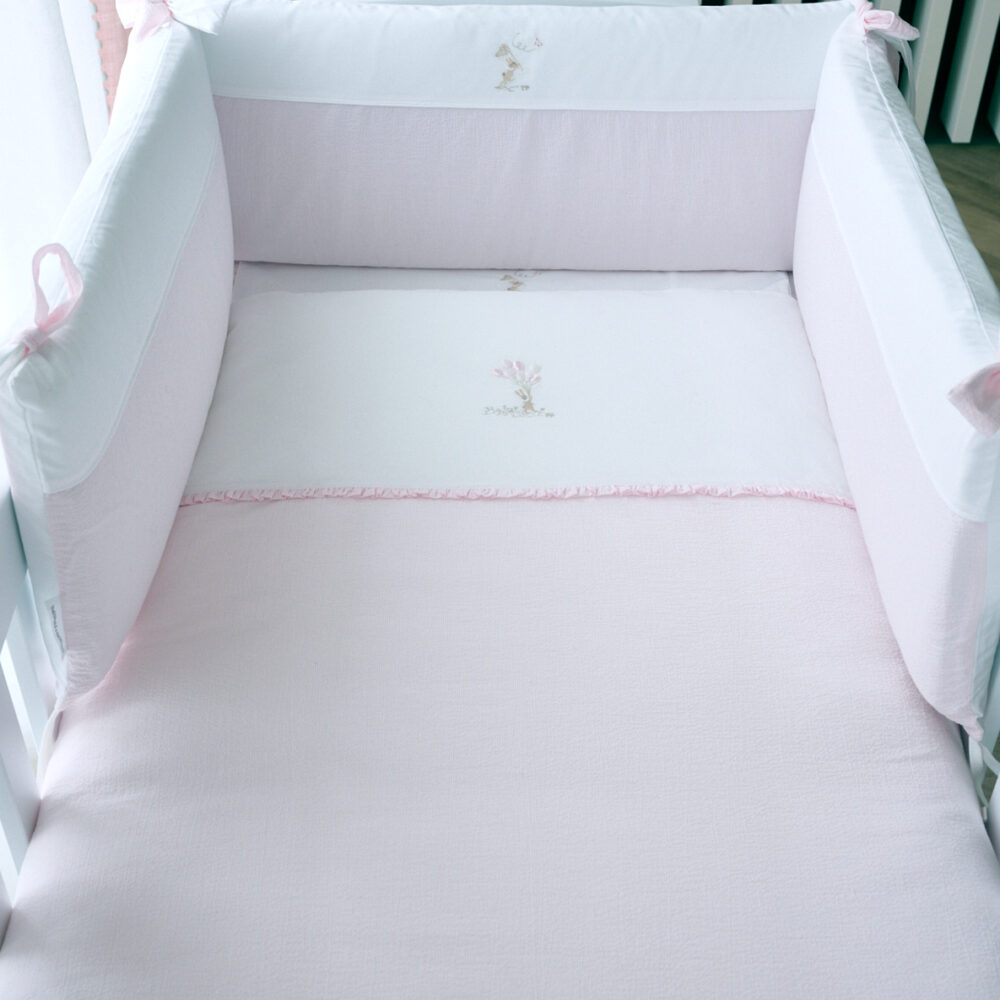 Tour de lit 60cm - Coton (60x60x60cm) H:30cm