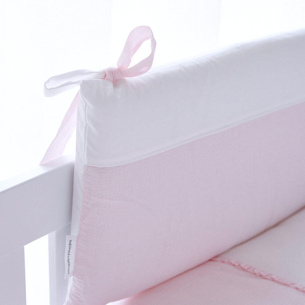 Tour de lit 60cm - Coton (60x60x60cm) H:30cm