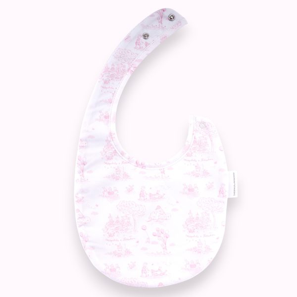 Bavoir imprimé - Rose