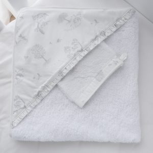 Sortie de bain + gant de toilette