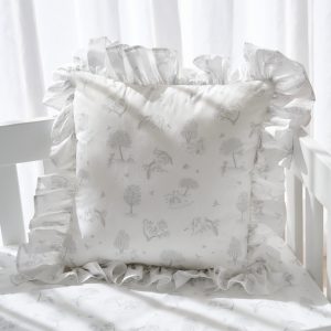 Printed cushion ruffle