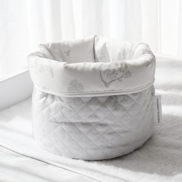 Panier de soins rond - Matelassé