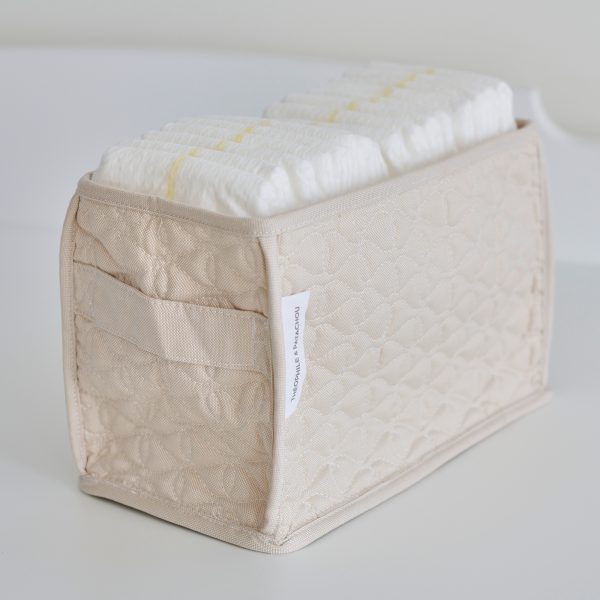 Panier de soins langes rectangle - Matelassé