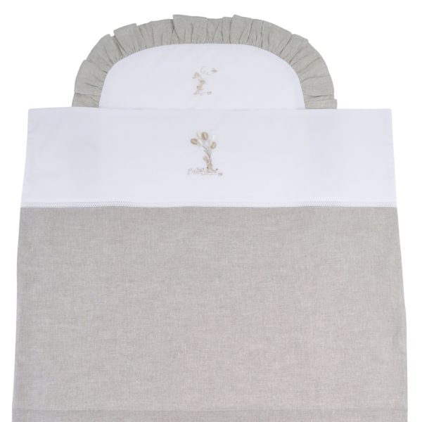 Housse de couette berceau 80x70cm + taie