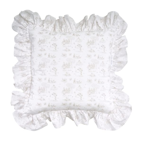 Coussin - volant imprimé