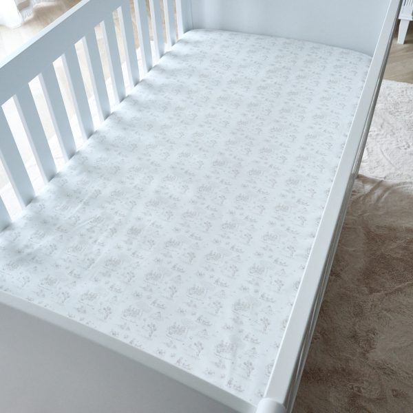 Drap-housse lit imprimé 60x120cm