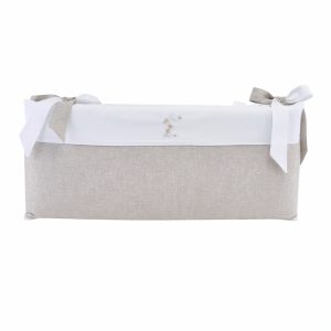 Cot bed Bumper 70cm - Linen (70x70x70cm) H:30cm