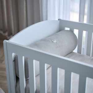 Embroidered bolster - Linen